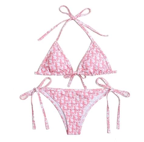 dior bathing suit pink|pink Dior swimsuit.